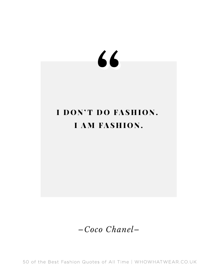 50 of the Best Fashion Quotes of All Time - 50 of the Best Fashion Quotes of All Time -   16 urban style Quotes ideas