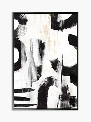 Concept III - Abstract Framed Canvas Print, 124.5 x 84.5cm, Black/White - Concept III - Abstract Framed Canvas Print, 124.5 x 84.5cm, Black/White -   17 abstract fitness Art ideas
