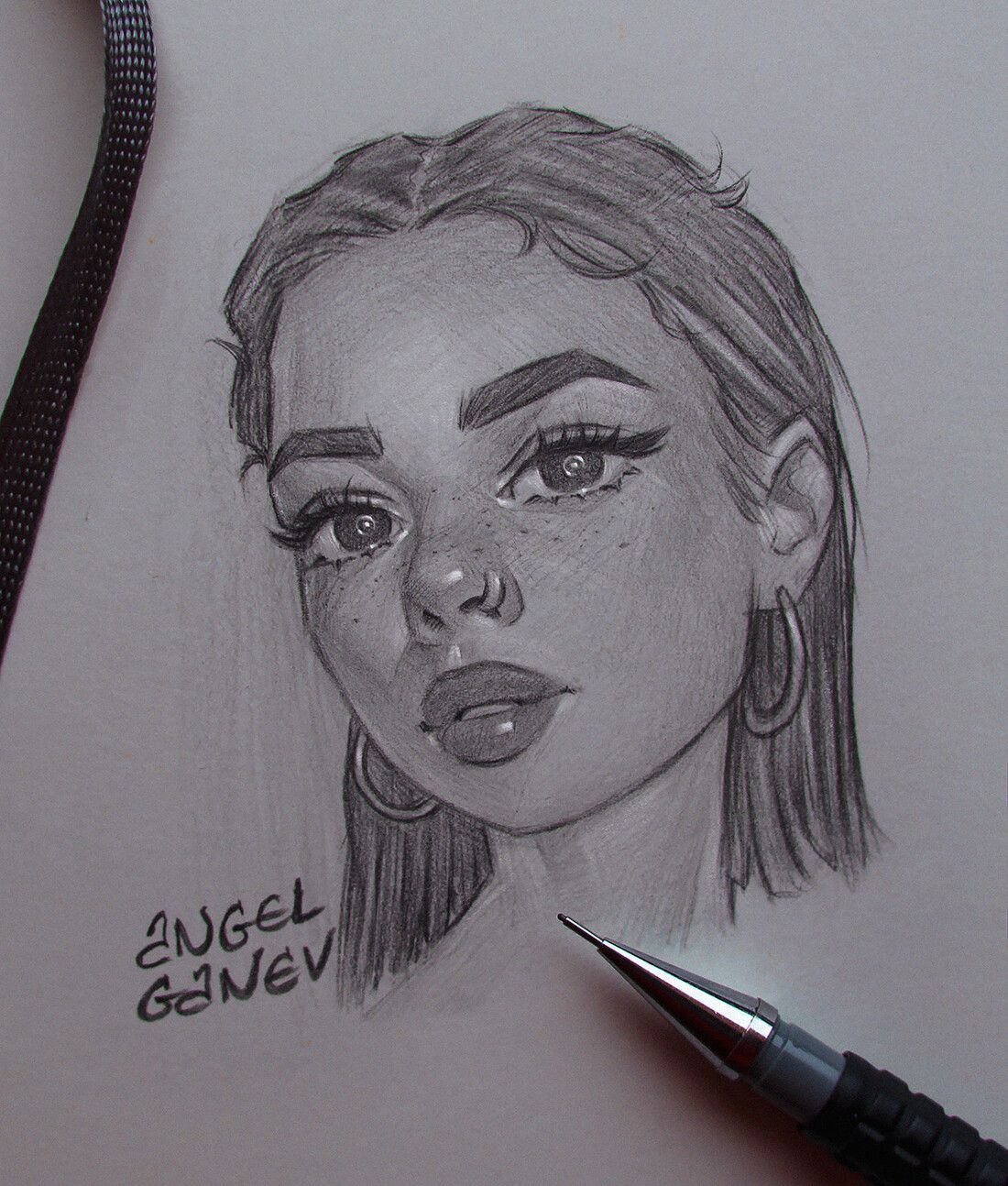 Pencil Sketches ?, Angel Ganev - Pencil Sketches ?, Angel Ganev -   17 beauty Art sketches ideas