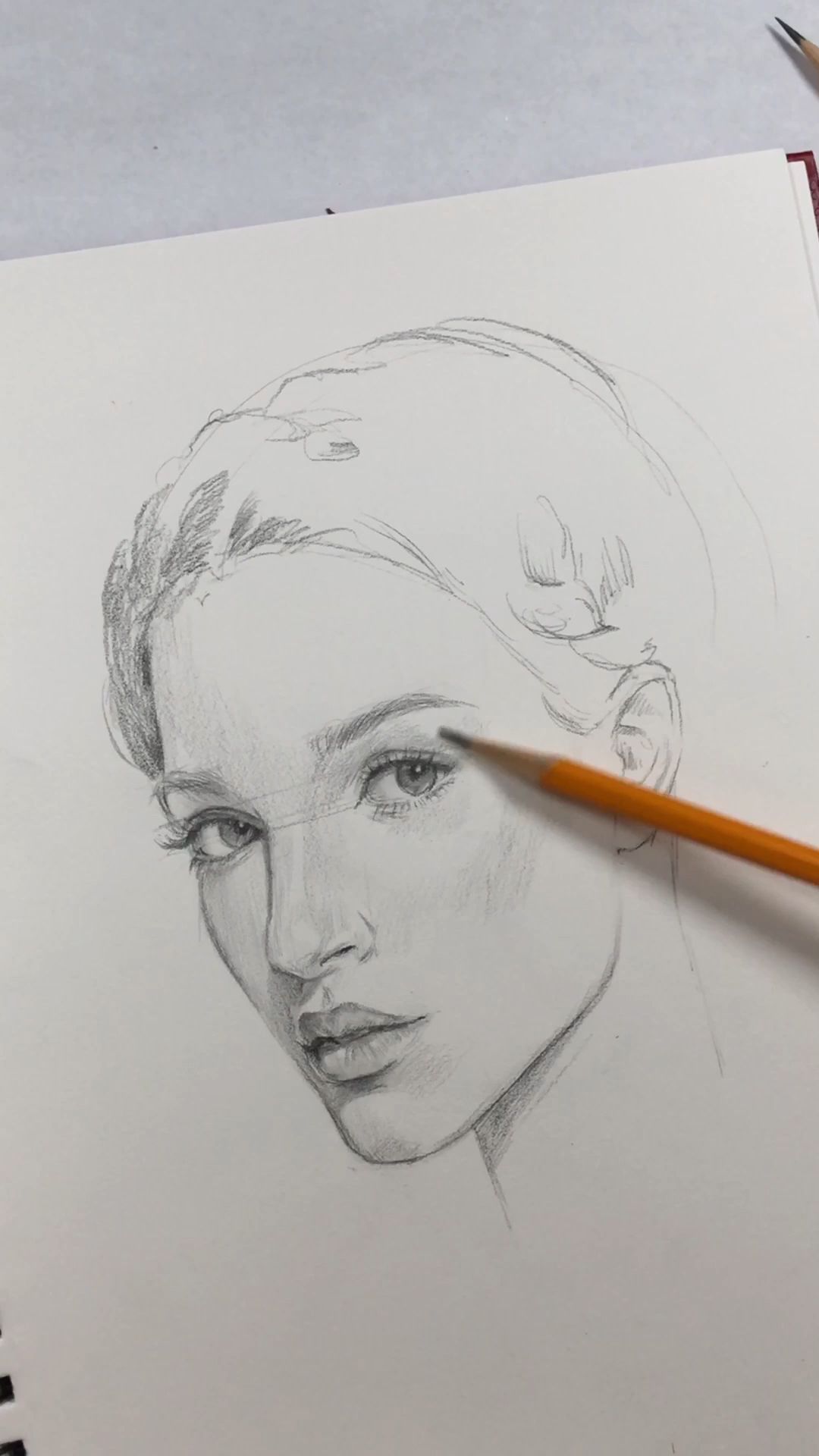 Drawing a Face by Nadia Coolrista - Drawing a Face by Nadia Coolrista -   17 beauty Art sketches ideas