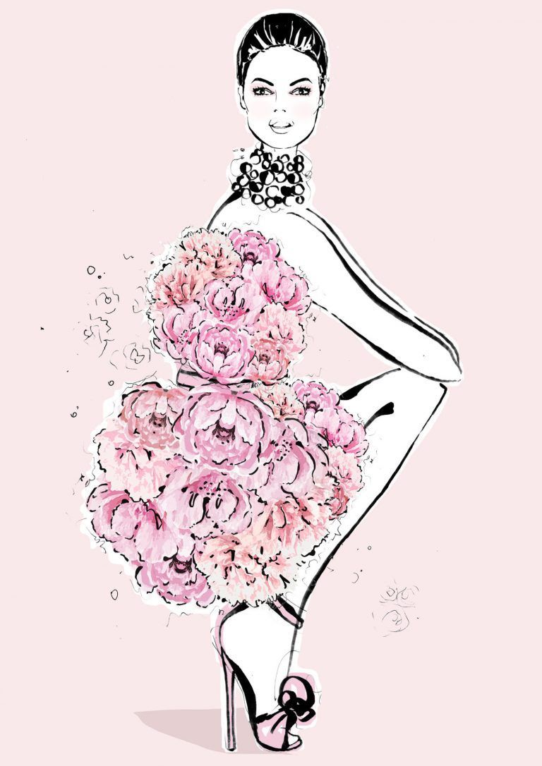 Peonies meet fashion in limited edition Megan Hess illustrations for Mother's Day - The Interiors Addict - Peonies meet fashion in limited edition Megan Hess illustrations for Mother's Day - The Interiors Addict -   17 beauty Day illustration ideas