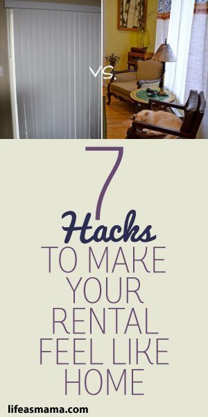 7 Hacks to Make Your Rental Feel Like Home - 7 Hacks to Make Your Rental Feel Like Home -   17 diy Apartment hacks ideas