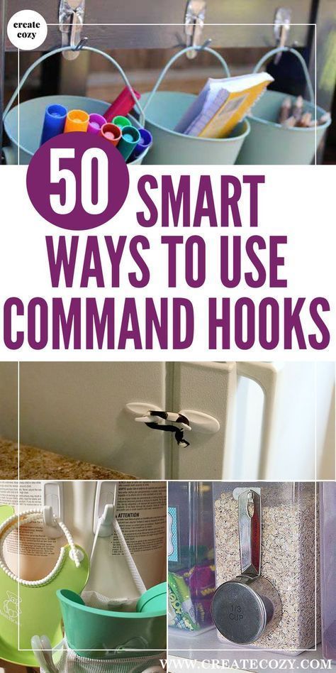 50 of the best Command Hook hacks - Create Cozy - 50 of the best Command Hook hacks - Create Cozy -   17 diy Apartment hacks ideas