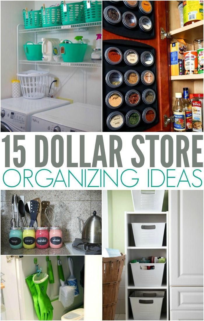 16 Dollar Store Organizing Ideas to Simplify Your Life - 16 Dollar Store Organizing Ideas to Simplify Your Life -   17 diy Apartment hacks ideas