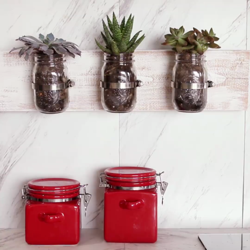 Upgrade Your Wall Space With These Adorable Mason Jar Holders - Upgrade Your Wall Space With These Adorable Mason Jar Holders -   17 diy Bathroom mason jars ideas