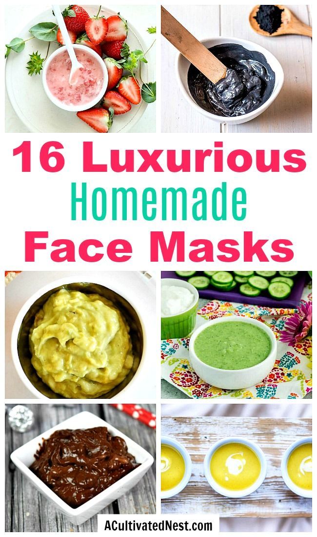 16 Luxurious Homemade Face Masks- DIY Face Masks- A Cultivated Nest - 16 Luxurious Homemade Face Masks- DIY Face Masks- A Cultivated Nest -   17 diy Face Mask relaxing ideas
