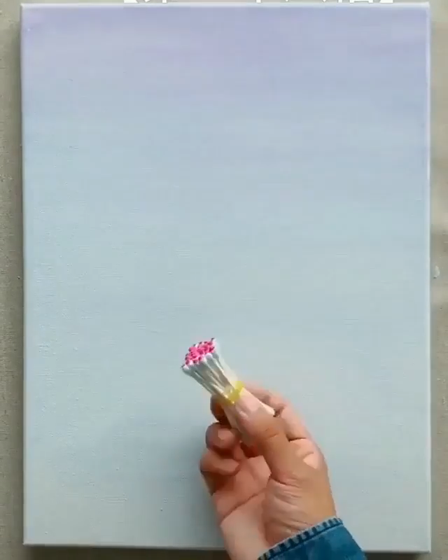 Trees acrylic tutorial - Trees acrylic tutorial -   17 diy Facile peinture ideas