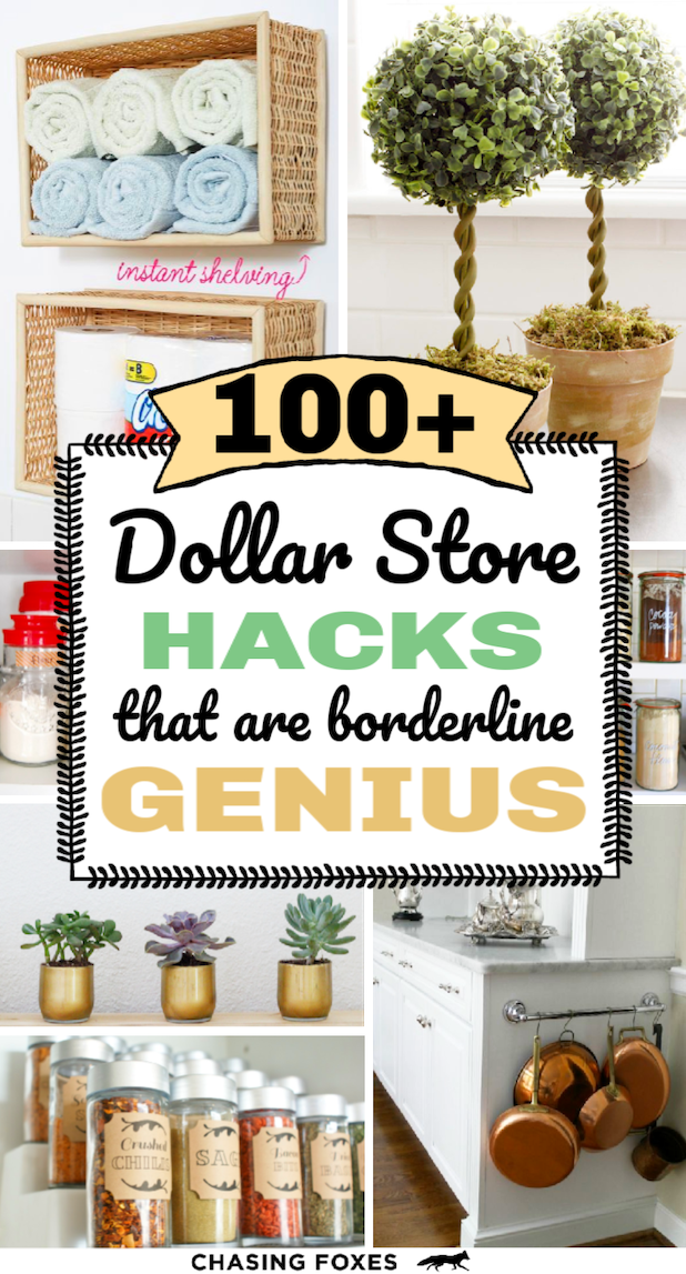 100+ DIY Dollar Store Hacks - 100+ DIY Dollar Store Hacks -   17 diy Home Decor dollar store ideas