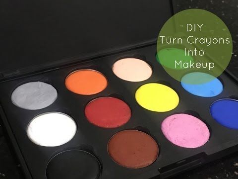 DIY HOW TO TURN CRAYONS INTO EYESHADOWS - DIY HOW TO TURN CRAYONS INTO EYESHADOWS -   17 diy Makeup crayons ideas