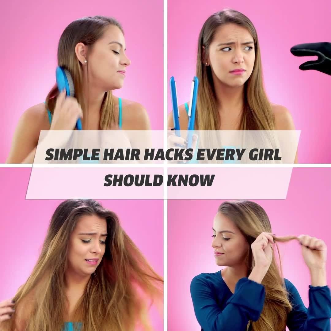 Simple Hair Hacks Every Girl Should Know - Simple Hair Hacks Every Girl Should Know -   17 simple beauty Hacks ideas