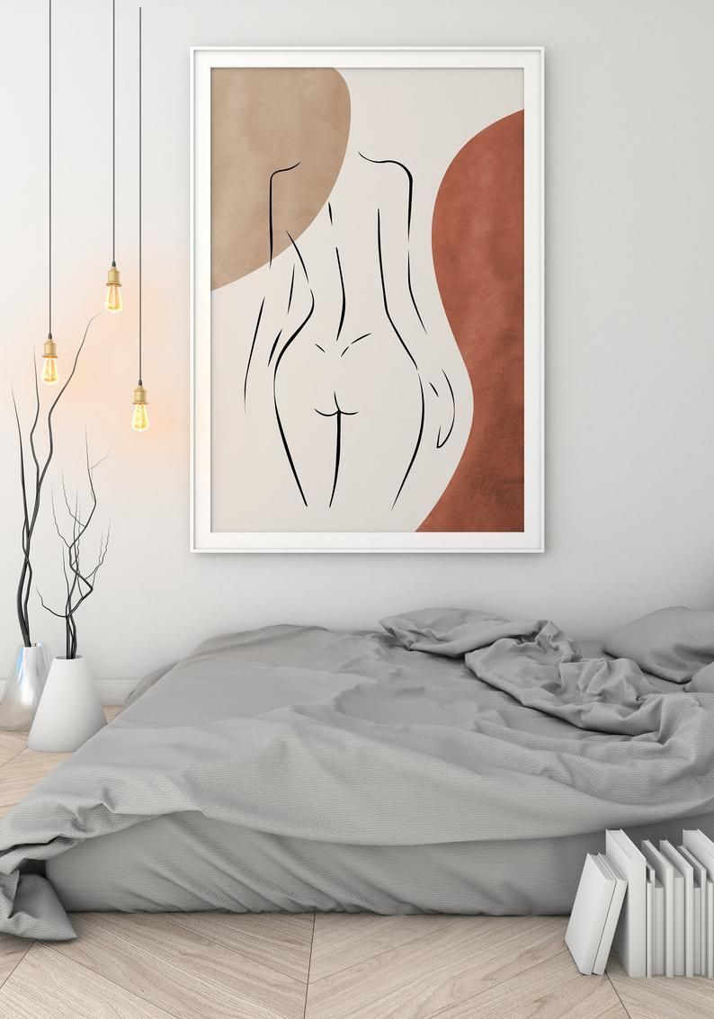 Nude Woman Body Line Drawing, Abstract Female Body Line Art Print, Bohemian Neutral Colors Printable Art, Earth Tones Female Back Nude Body - Nude Woman Body Line Drawing, Abstract Female Body Line Art Print, Bohemian Neutral Colors Printable Art, Earth Tones Female Back Nude Body -   18 beauty Art simple ideas