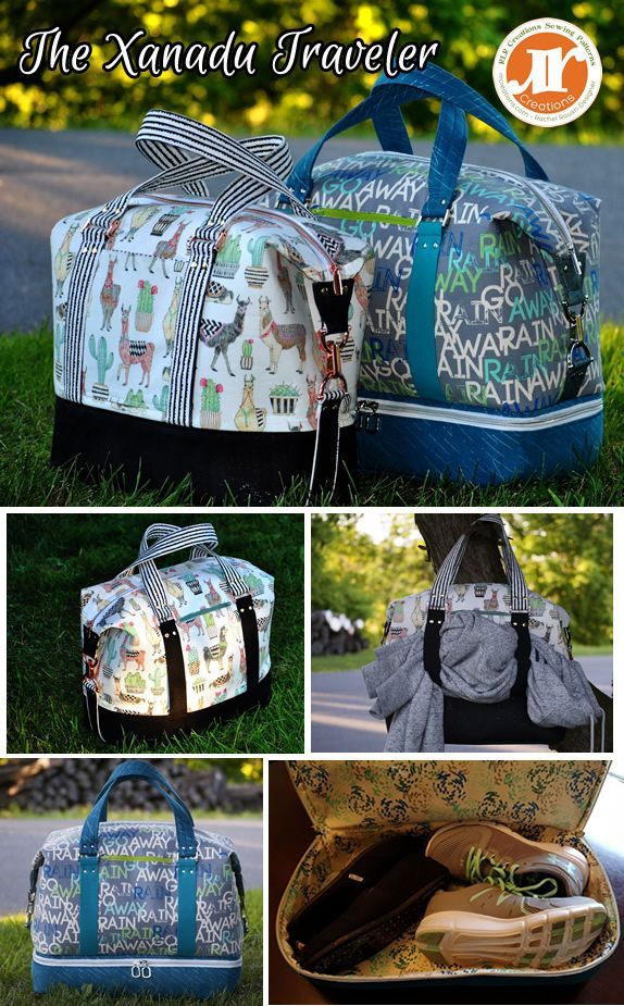 Xanadu Traveler PDF Sewing Bag Pattern Includes 2 Sizes and 2 | Etsy - Xanadu Traveler PDF Sewing Bag Pattern Includes 2 Sizes and 2 | Etsy -   18 diy Bag travel ideas
