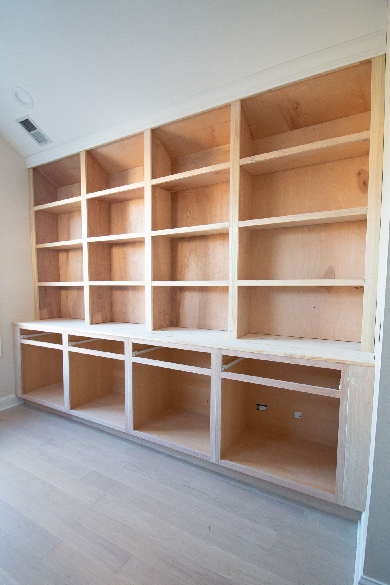 DIY Office Built-Ins with Storage | The DIY Playbook - DIY Office Built-Ins with Storage | The DIY Playbook -   18 diy Bookshelf office ideas