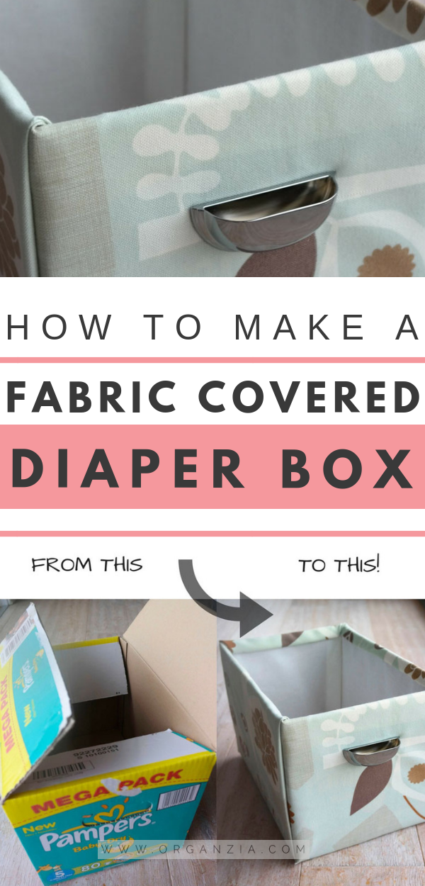 DIY Fabric basket from an old diaper box - DIY Fabric basket from an old diaper box -   18 diy Box recycle ideas