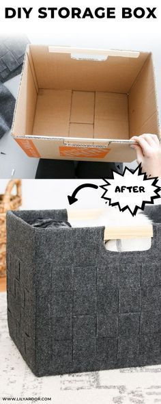DIY Felt Box - DIY Felt Box -   18 diy Box recycle ideas