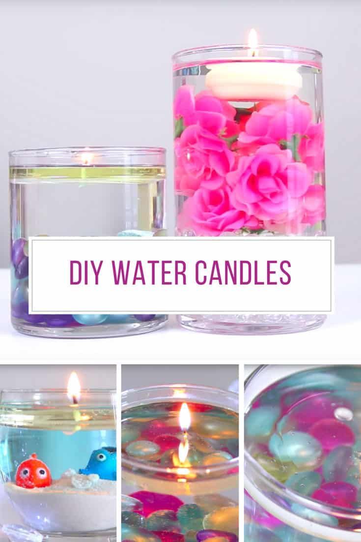 How to Make an Amazing DIY Water Candle - Video Tutorial - How to Make an Amazing DIY Water Candle - Video Tutorial -   18 diy Candles holders ideas