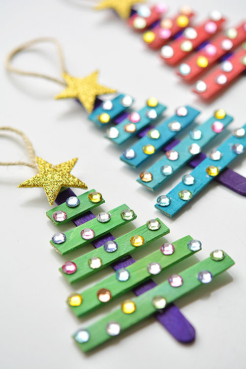 Popsicle Stick Christmas Crafts - The Craft Patch - Popsicle Stick Christmas Crafts - The Craft Patch -   18 diy Christmas children ideas