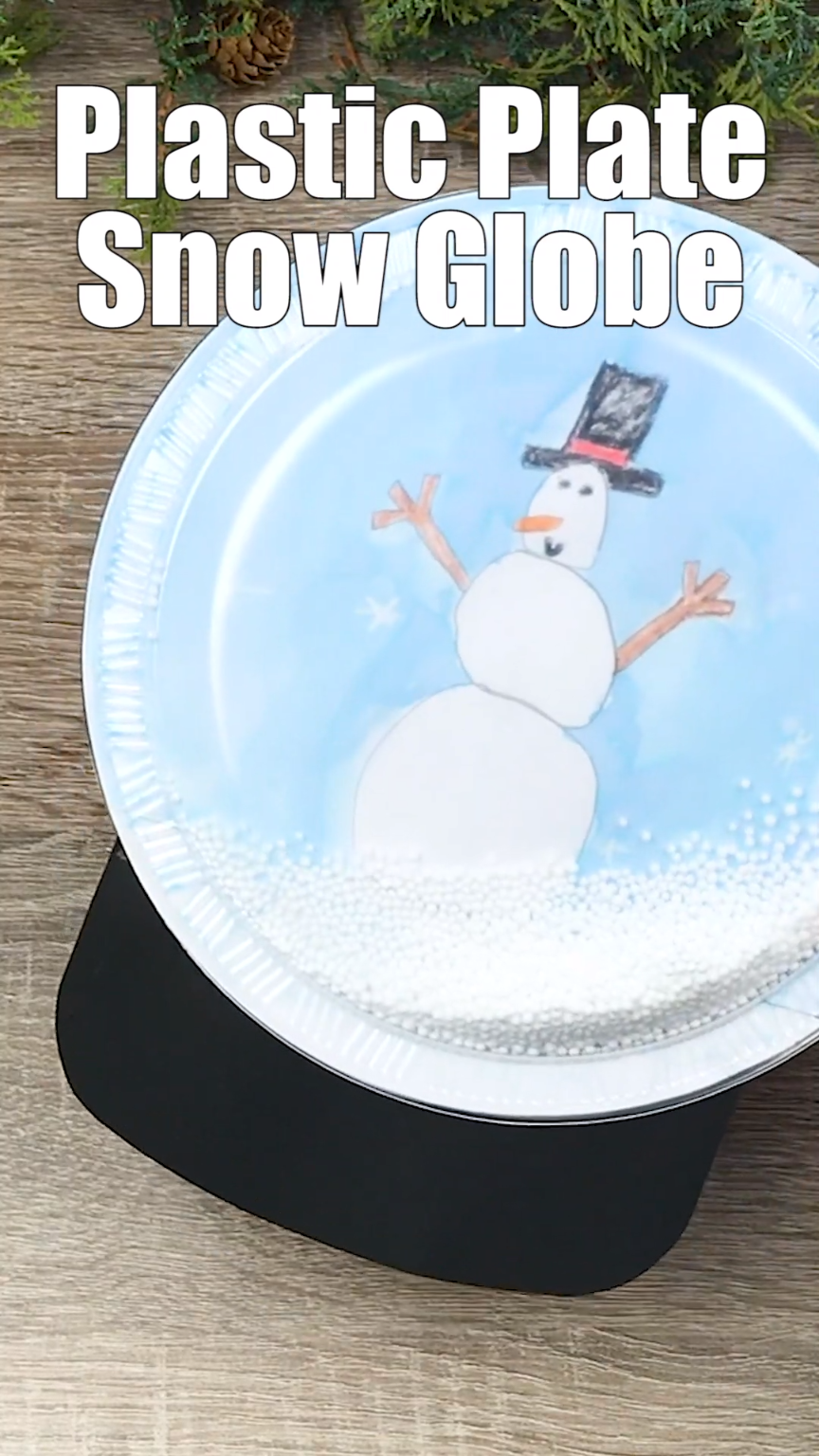 Plastic Plate Snow Globe Craft | Fireflies and Mud Pies - Plastic Plate Snow Globe Craft | Fireflies and Mud Pies -   18 diy Christmas children ideas