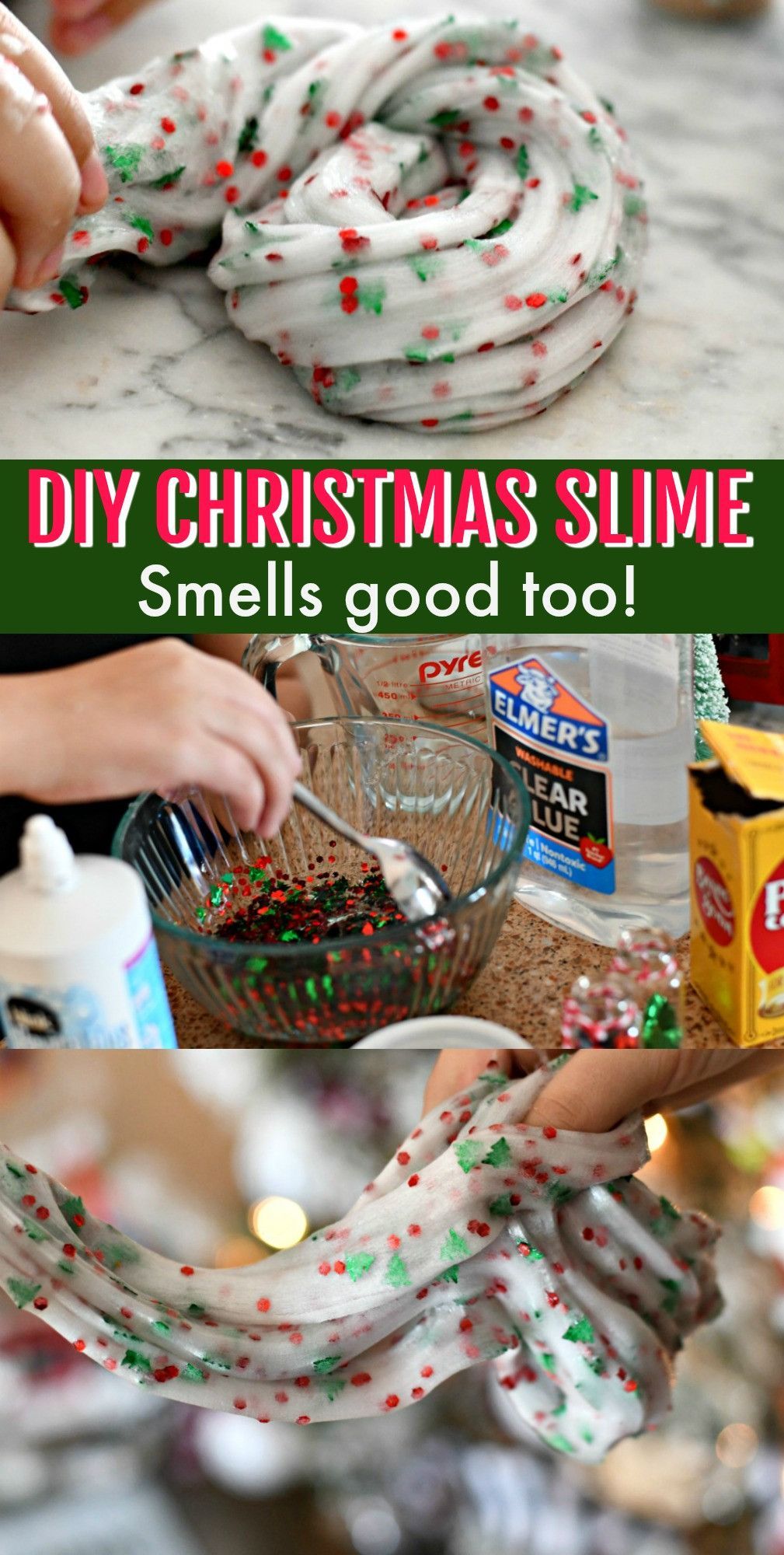 Make Christmas Tree Slime for the Holidays - Make Christmas Tree Slime for the Holidays -   18 diy Christmas children ideas