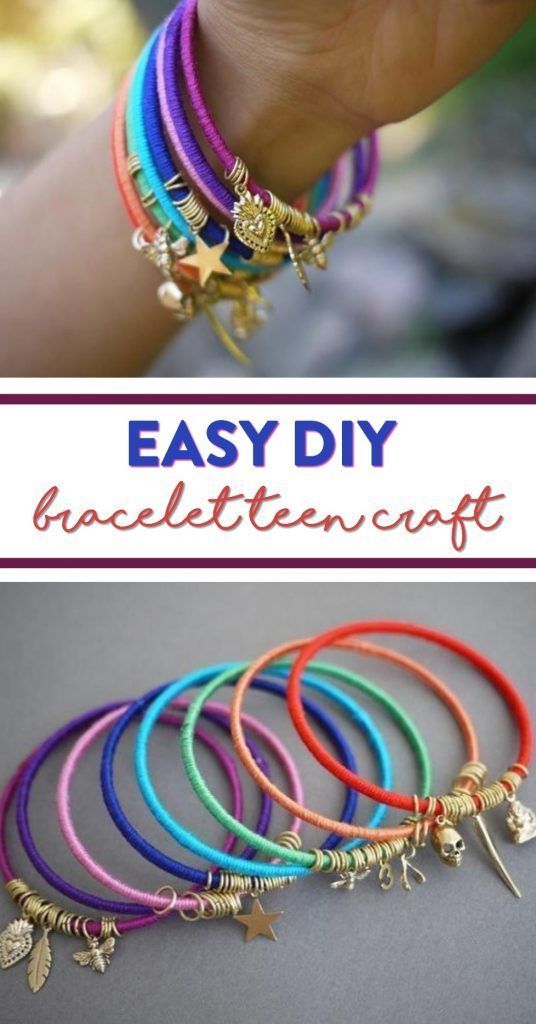 Easy DIY Bracelet : TEEN CRAFT! - A Little Craft In Your Day - Easy DIY Bracelet : TEEN CRAFT! - A Little Craft In Your Day -   18 diy Easy jewelry ideas