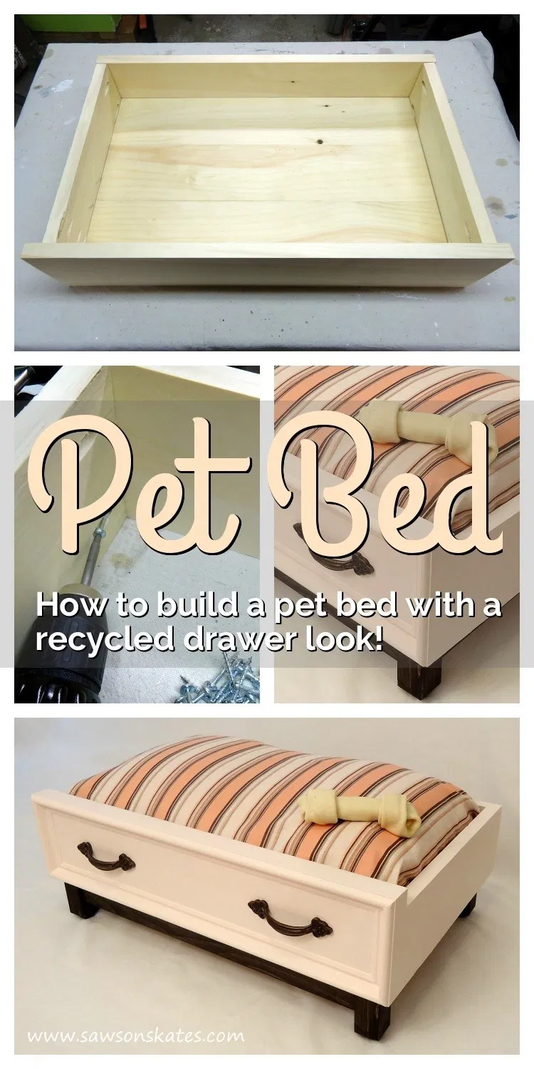DIY Dog Bed with an Upcycled Drawer Look - DIY Dog Bed with an Upcycled Drawer Look -   18 diy Furniture beds ideas