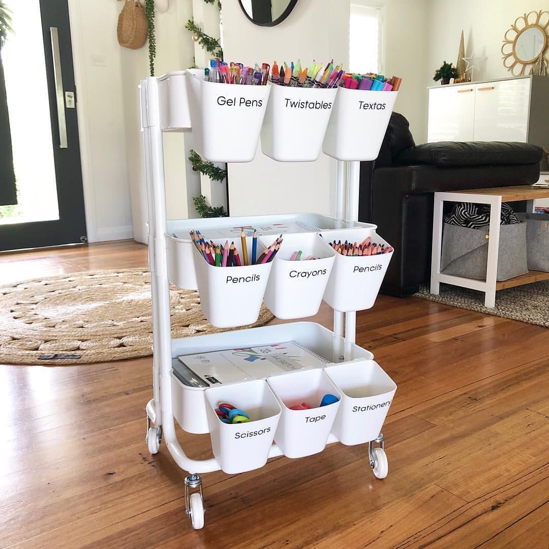 HOME ORGANISATION WITH LYNDALL on Instagram: “A R T  C A R T ? . Wanna know how I'm planning ... - HOME ORGANISATION WITH LYNDALL on Instagram: “A R T  C A R T ? . Wanna know how I'm planning ... -   18 diy Ideen organisation ideas