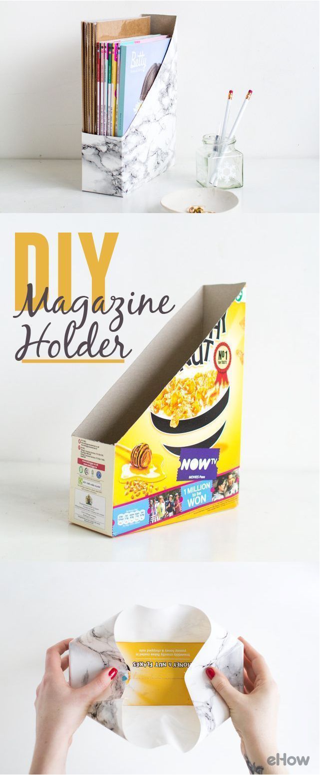 How to Make a Desk Magazine Holder | eHow.com - How to Make a Desk Magazine Holder | eHow.com -   18 diy Ideen organisation ideas