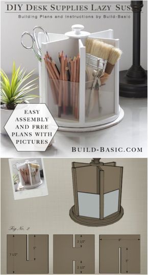 21 Awesome DIY Desk Organizers That Make The Most Of Your Office Space - 21 Awesome DIY Desk Organizers That Make The Most Of Your Office Space -   18 diy Ideen organisation ideas