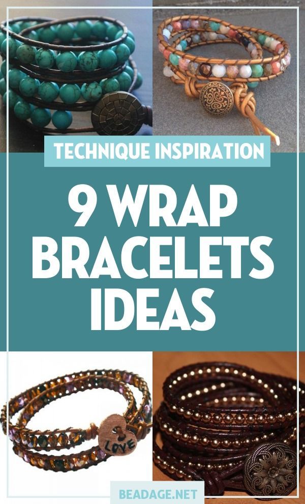 9 Wrap Bracelets Jewelry Making Ideas - 9 Wrap Bracelets Jewelry Making Ideas -   18 diy Jewelry for men ideas