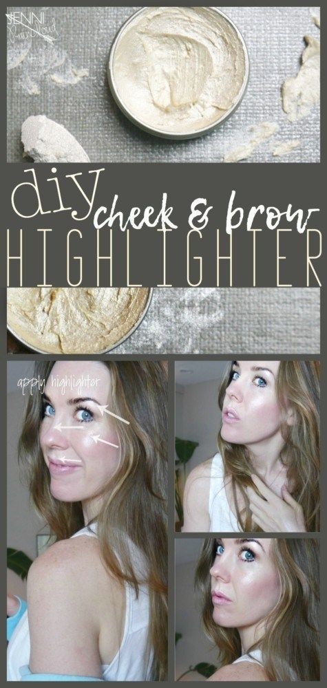 18 diy Makeup highlighter ideas