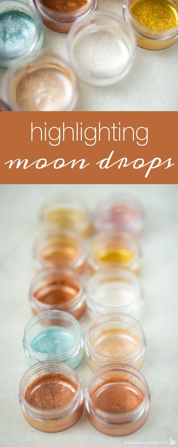 Highlighting Moon Drops - Humblebee & Me - Highlighting Moon Drops - Humblebee & Me -   18 diy Makeup highlighter ideas