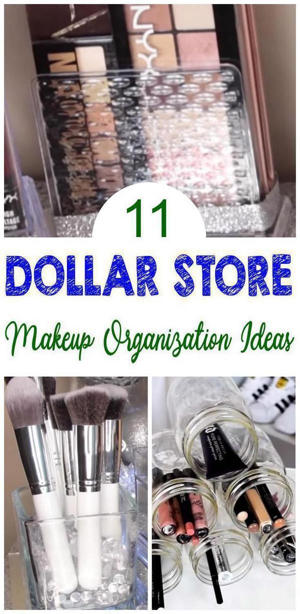 18 diy Makeup organization ideas