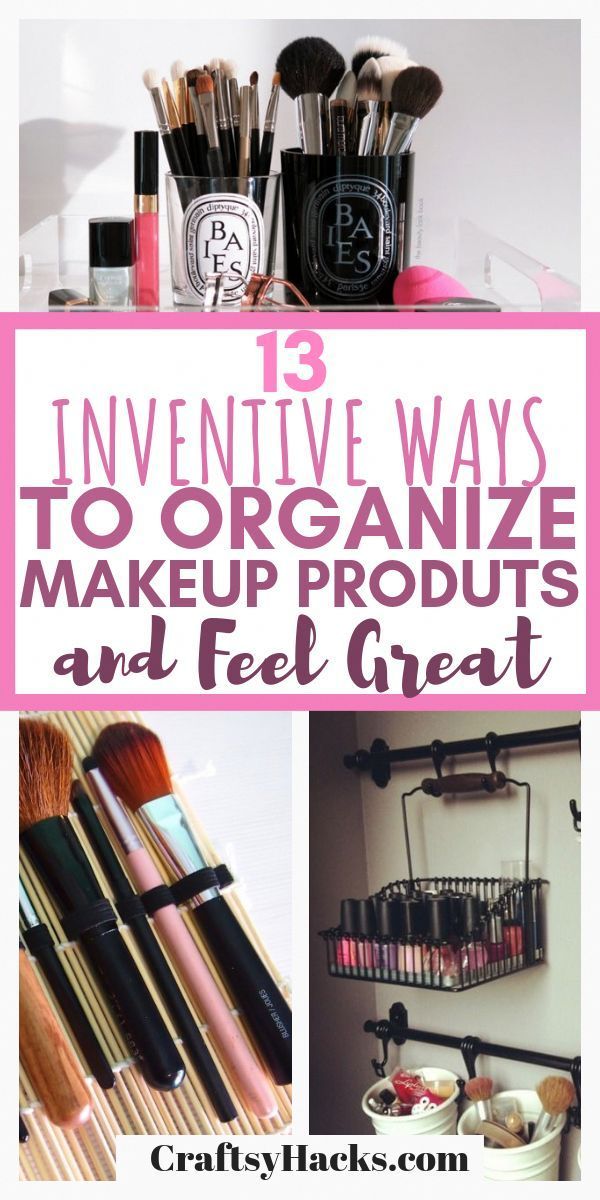 13 Genius Beauty Product Organization Ideas - 13 Genius Beauty Product Organization Ideas -   18 diy Makeup organization ideas