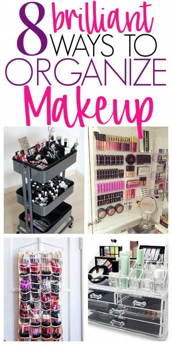 8 Must See Ideas To Organize Makeup in a Small Bathroom - Organization Obsessed - 8 Must See Ideas To Organize Makeup in a Small Bathroom - Organization Obsessed -   18 diy Makeup organization ideas
