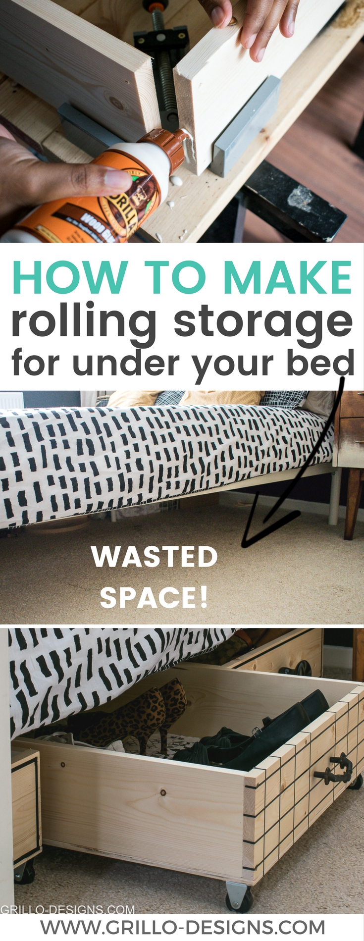 DIY Under Bed Storage Boxes (and a knobs guide) - DIY Under Bed Storage Boxes (and a knobs guide) -   18 diy Muebles cajas ideas