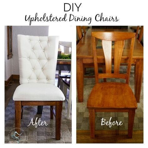 Upholstered Wood Dining Chairs |- Designed Decor - Upholstered Wood Dining Chairs |- Designed Decor -   18 diy Room chair ideas