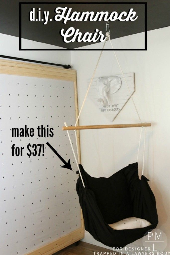 DIY Hammock Chair for $37! | Full Tutorial - DIY Hammock Chair for $37! | Full Tutorial -   18 diy Room chair ideas
