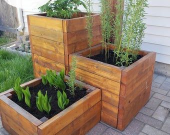 BUILD YOUR OWN Cedar Planter Box for your Organic Garden | Step by Step Wood Building Plans - BUILD YOUR OWN Cedar Planter Box for your Organic Garden | Step by Step Wood Building Plans -   18 diy Wood garden ideas