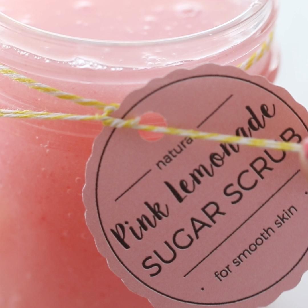 DIY Pink Lemonade Sugar Scrub - DIY Pink Lemonade Sugar Scrub -   18 essential beauty Products ideas
