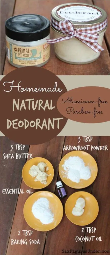 Homemade Deodorant- Natural, Aluminum-Free- Primal Pit Paste Inspired - Six Figures Under - Homemade Deodorant- Natural, Aluminum-Free- Primal Pit Paste Inspired - Six Figures Under -   18 essential beauty Products ideas