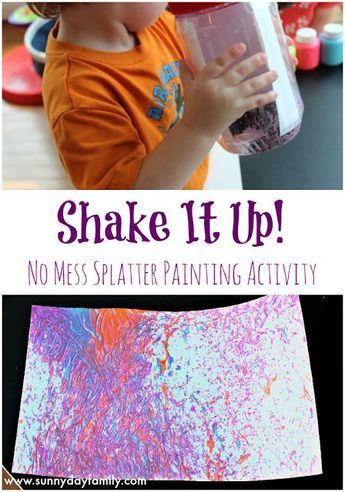 Shake It Up! No Mess Painting Activity for Preschoolers - Shake It Up! No Mess Painting Activity for Preschoolers -   18 fitness Art for preschool ideas