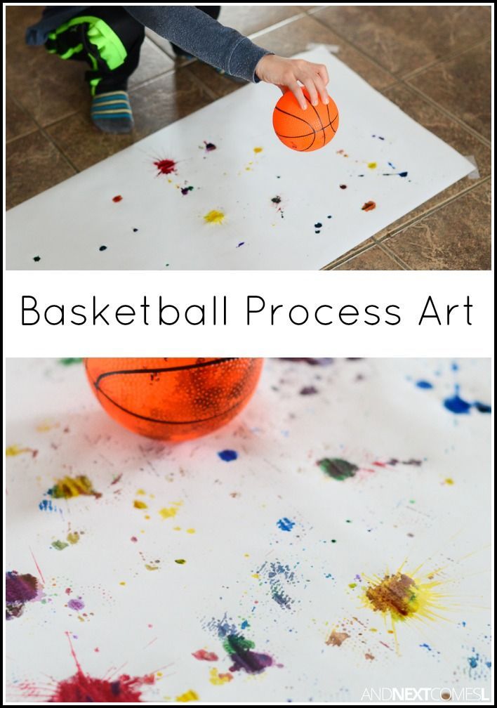 March Madness Inspired Basketball Process Art - March Madness Inspired Basketball Process Art -   18 fitness Art for preschool ideas