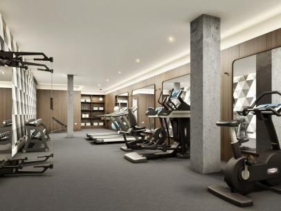 9 Amazing Home Gyms for Fitness Inspiration - 9 Amazing Home Gyms for Fitness Inspiration -   18 modern fitness Room ideas