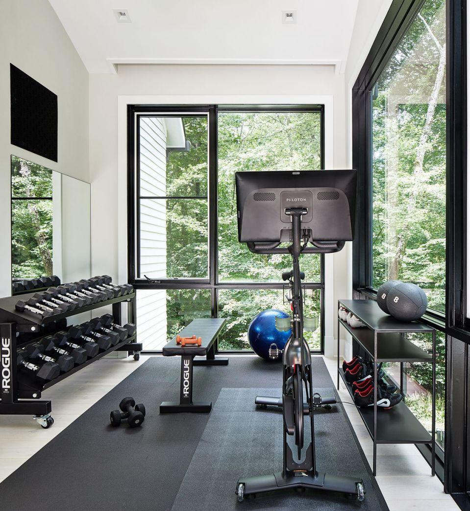 10 Home Gym Ideas to Help You Create the Ultimate Workout Space - 10 Home Gym Ideas to Help You Create the Ultimate Workout Space -   18 modern fitness Room ideas