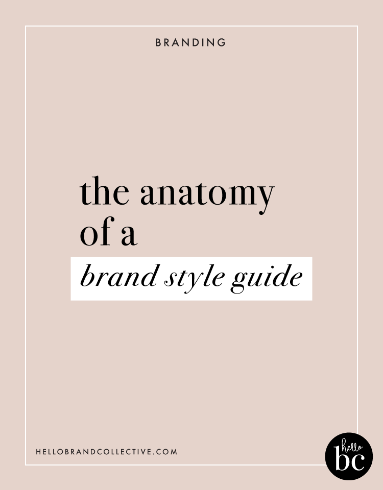 The Anatomy Of A Brand Style Guide — Hello Brand Collective - The Anatomy Of A Brand Style Guide — Hello Brand Collective -   19 brand guidelines style Guides ideas