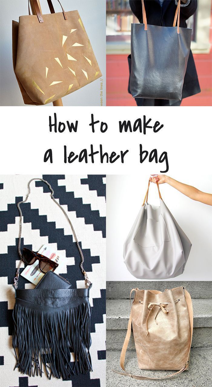 5 DIY to Try # Leather bag - Ohoh deco - 5 DIY to Try # Leather bag - Ohoh deco -   19 diy Bag and purses ideas