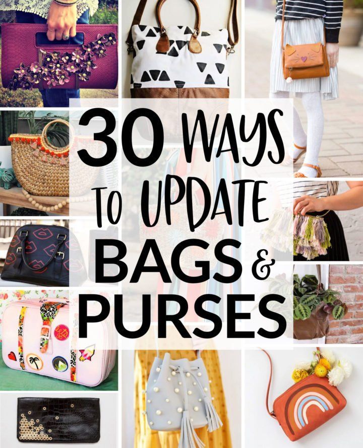 Bag Refashion Projects: 30 Ways to Update Bags & Purses - Bag Refashion Projects: 30 Ways to Update Bags & Purses -   19 diy Bag and purses ideas