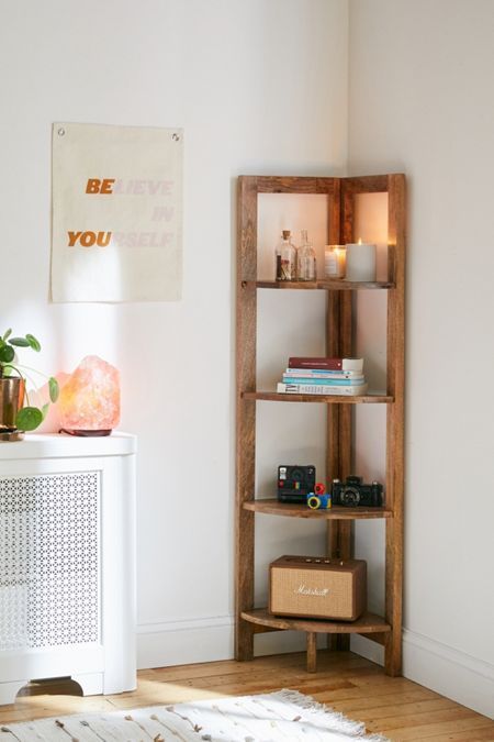 Urban Outfitters Leaning Blanket Ladder - Urban Outfitters Leaning Blanket Ladder -   19 diy Bookshelf corner ideas