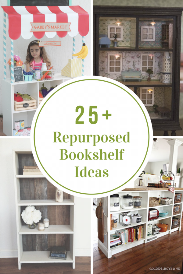 19 diy Bookshelf repurpose ideas
