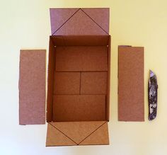 DIY Cardboard Cat House - DIY Cardboard Cat House -   19 diy Box house ideas